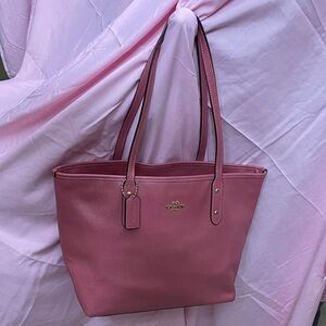 Coach Leather Tote